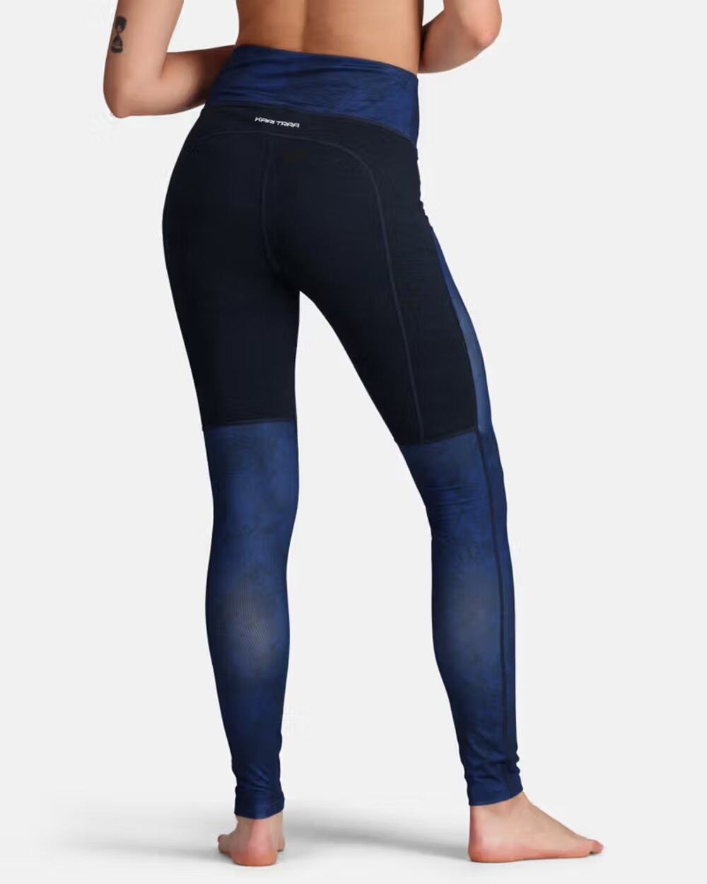 Kari Traa Women’s Fierce Pants Activewear Leggings Size M Royal Blue/Black EUC